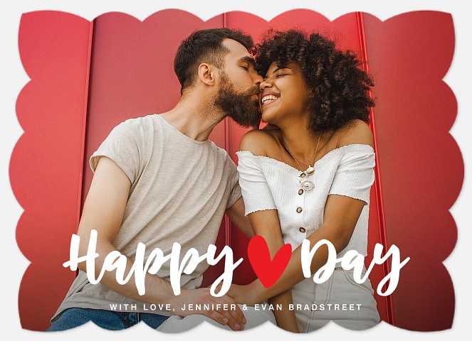 Heart Day Valentine Photo Cards