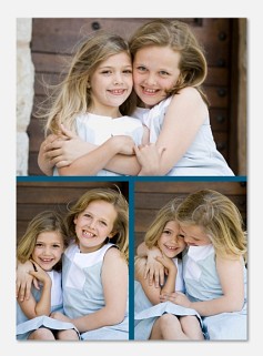 Triple Blue Frame