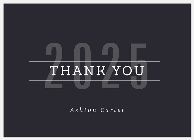 Bold Statement Thank You Cards 