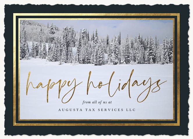 Wintery Landscape Business Holiday Cards