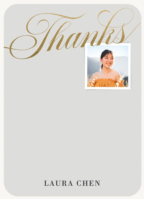 Distinguished Thanks Thank You Cards 