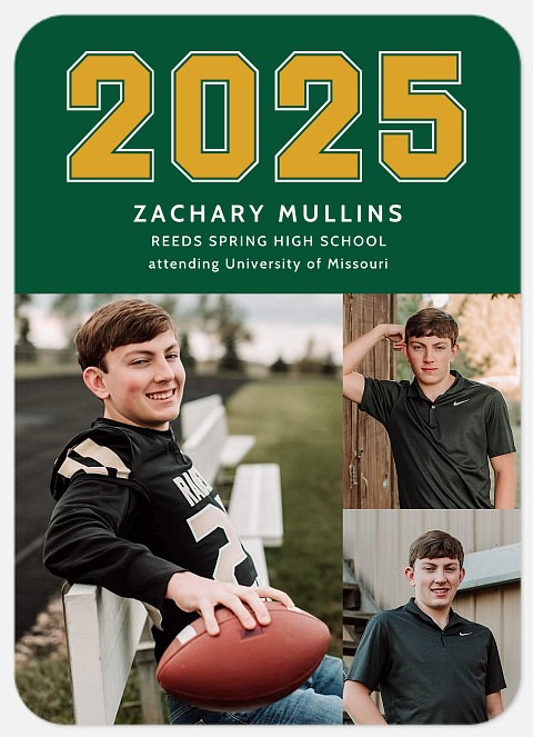 Sporty Type Graduation Invitations
