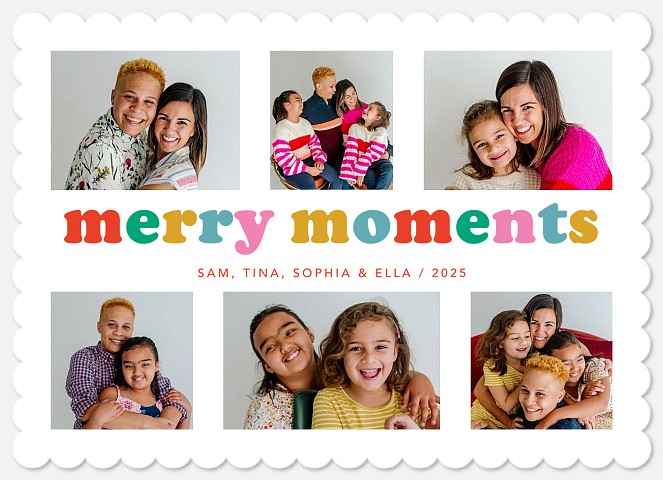 Colorful Memories Holiday Photo Cards