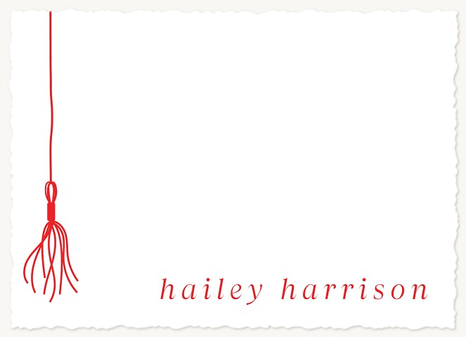 Tassel Accent Thank You Cards 