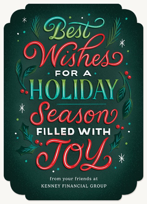 Joyful Season Business Holiday Cards