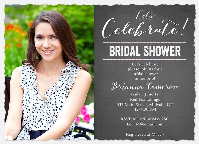 Vintage Elegance Bridal Shower Invitations