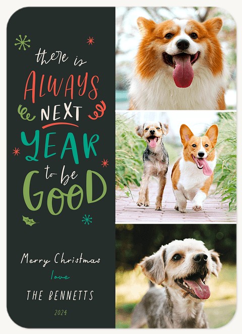 Next Year Personalized Holiday Cards