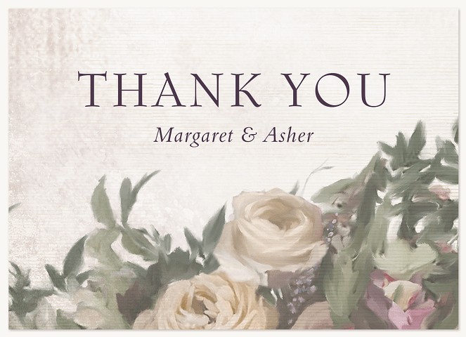 Rose Garden Thank You Cards 