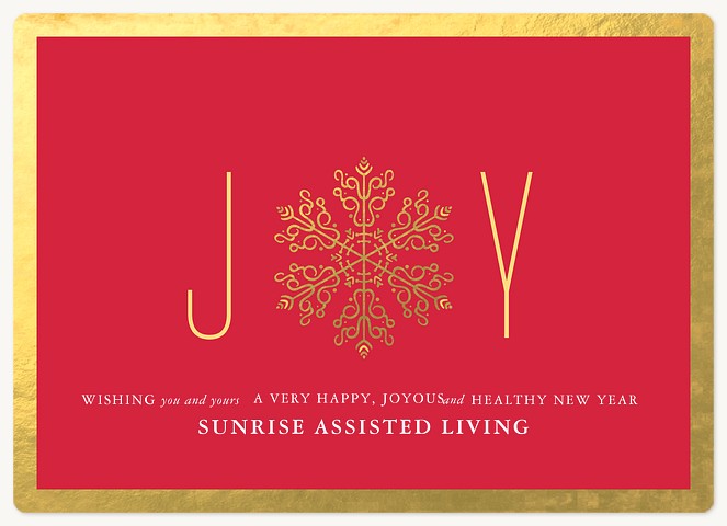 Radiant Joy Holiday & Christmas Magnet Cards