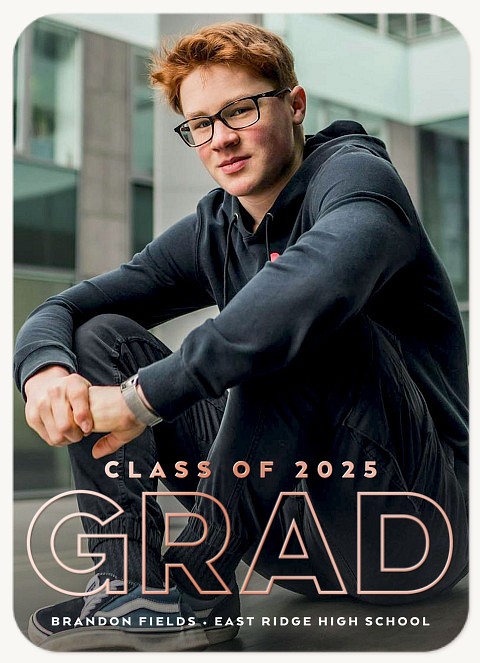 Grad Outline Graduation Cards
