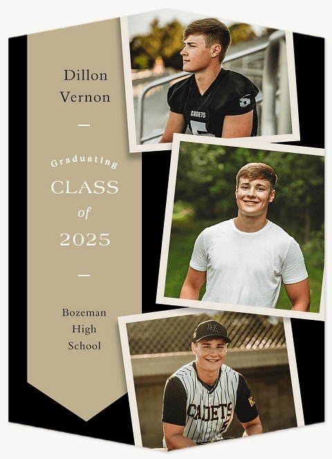 Stacked Banner Graduation Cards