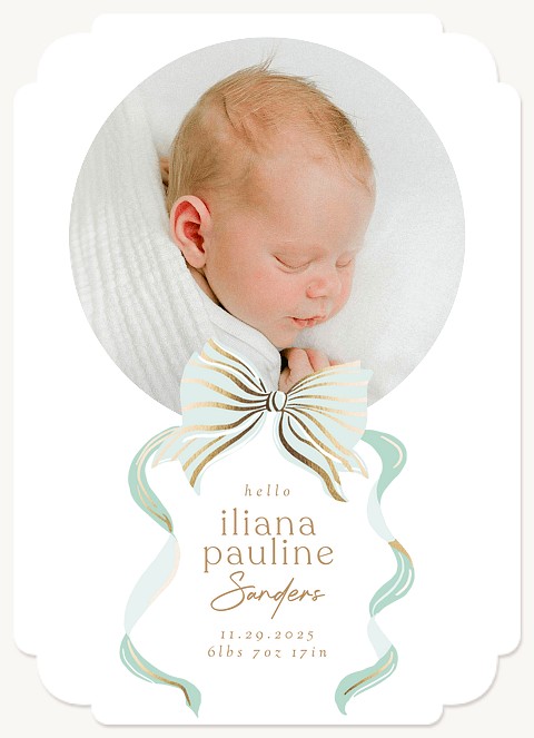 Baby Balloon Baby Announcements