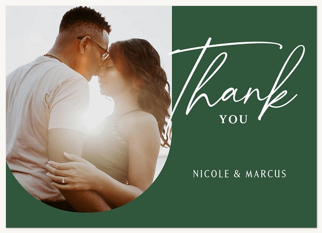 Lovely Arch Thank You Cards 