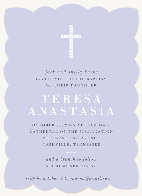Simply Delightful Baptisms & Christening Invitations