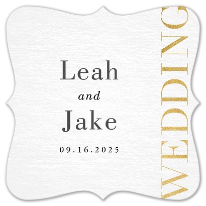Bordered Elegance Custom Coasters