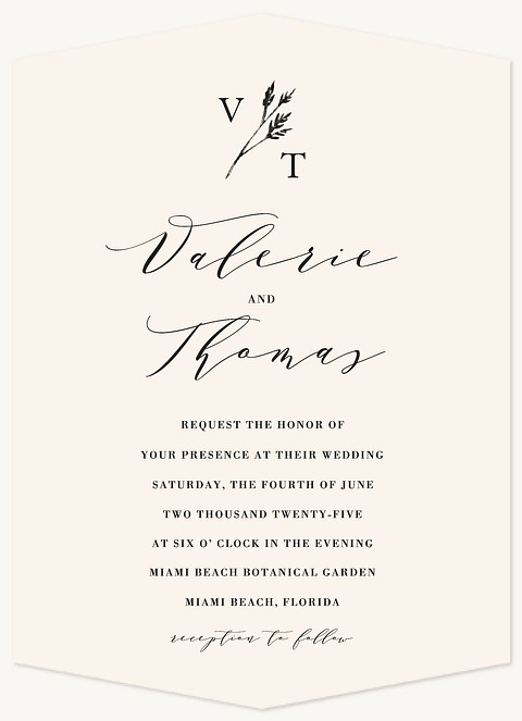 Poetic Wedding Invitations