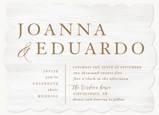 Driftwood Wedding Invitations