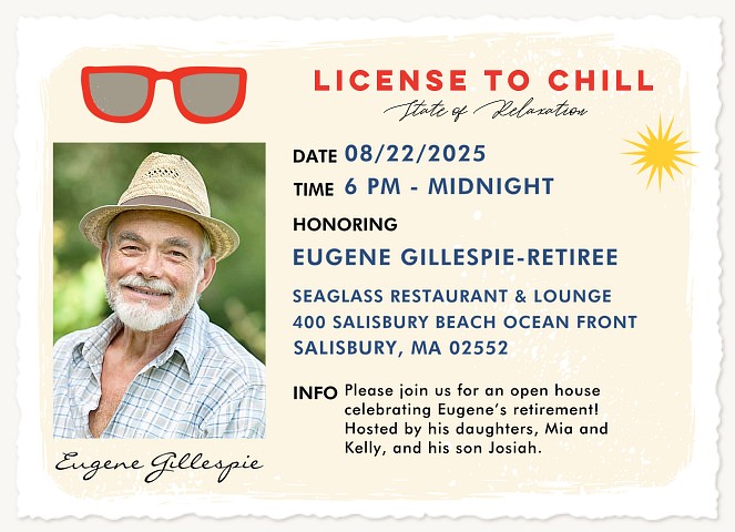 License to Chill Invitations