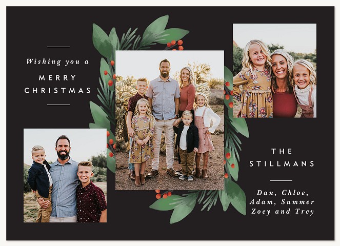 Botanical Surround Christmas Cards