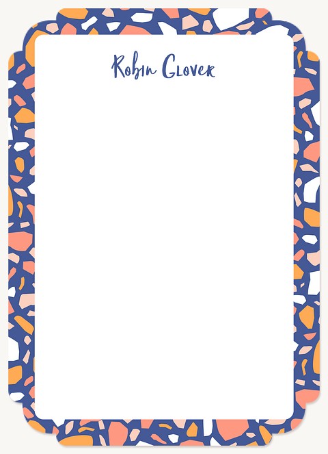 Colorful Terrazzo Stationery