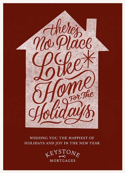 Homely Holidays Business Holiday Cards