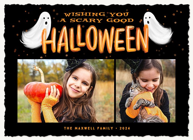 Ghostly Duo Halloween Cards