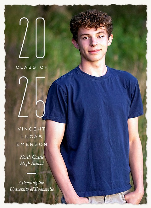 Modern Side Graduation Cards