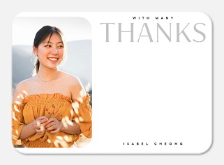 Minimalist Thanks