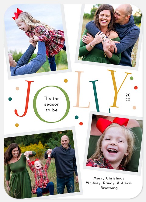 Merry & Jolly Holiday Photo Cards