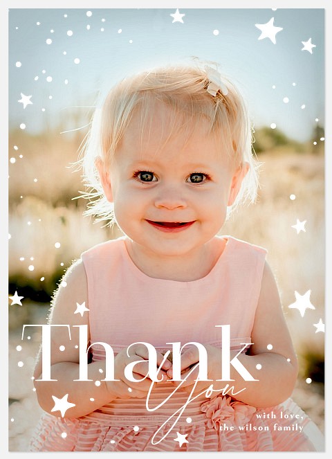 Starry Frame Thank You Cards 