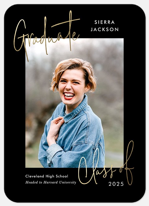 Signature Send-Off Graduation Cards