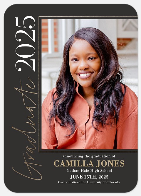 Sideline Graduation Cards