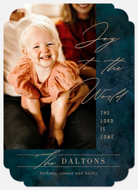 Joyful Proclamation Holiday Photo Cards
