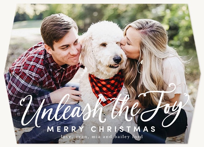 Unleash the Joy Personalized Holiday Cards