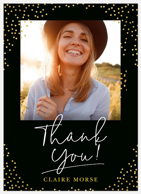 Celebratory Thanks Thank You Cards 