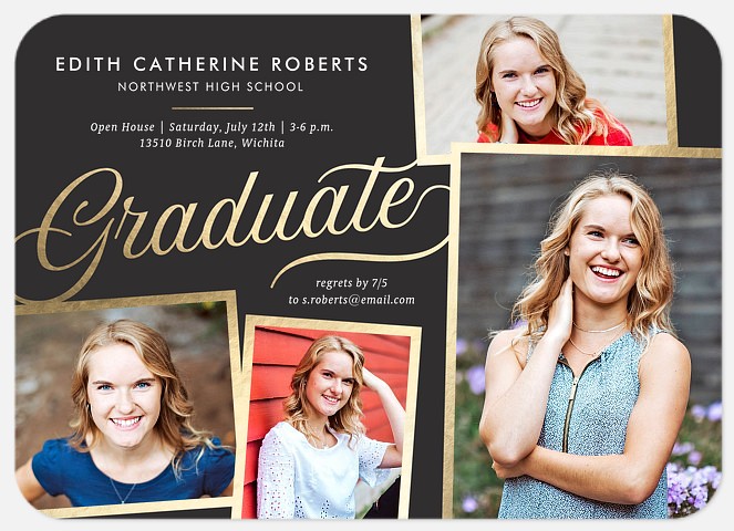 Golden Snapshots Graduation Cards