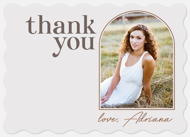 Editorial Arch Thank You Cards 