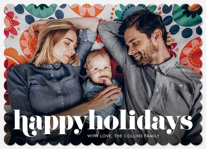 Modern & Bold Holiday Photo Cards