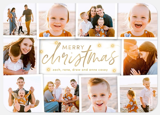Shining Memories Holiday Photo Cards