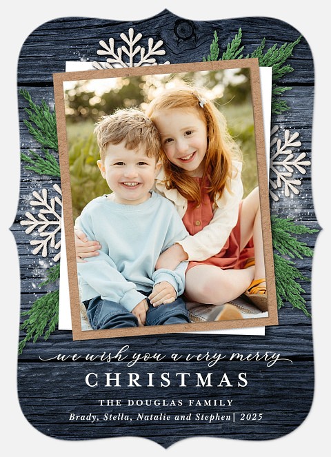 Winter Charm Holiday Photo Cards