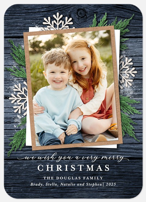 Winter Charm Holiday Photo Cards