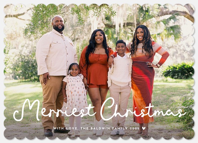 Festive Wishes Holiday Photo Cards