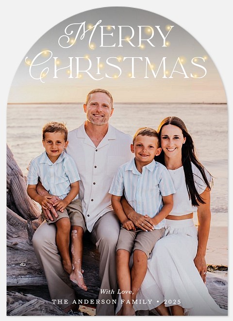 Twinkle Elegance Holiday Photo Cards