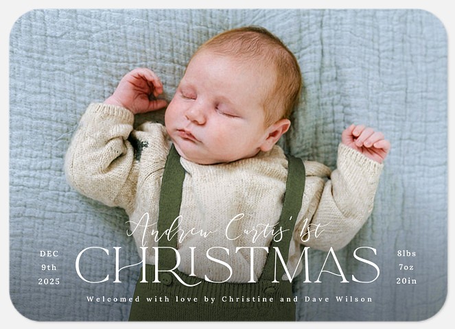 Tiny Tidings Holiday Photo Cards