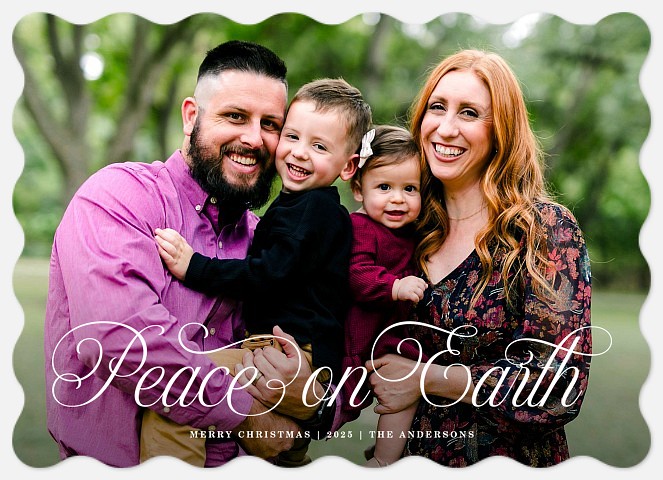 Peaceful Earth Holiday Photo Cards