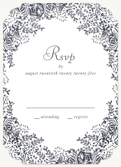 Enchanted Garden Wedding RSVP Cards