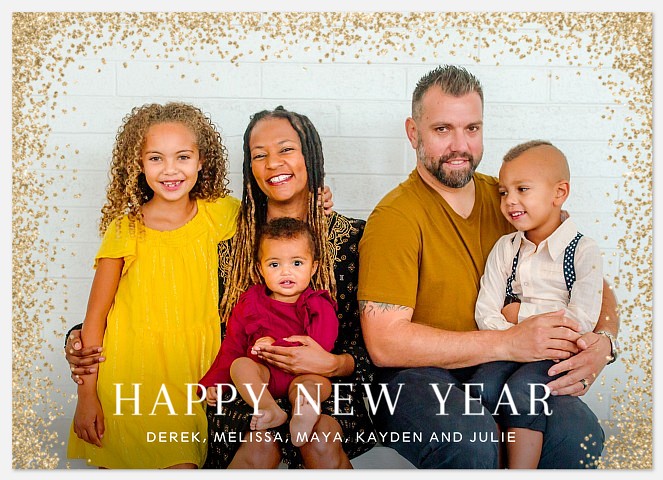 Glitter Abound Holiday Photo Cards