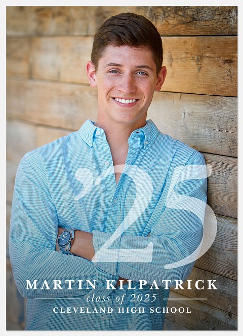Year Simplified Graduation Cards