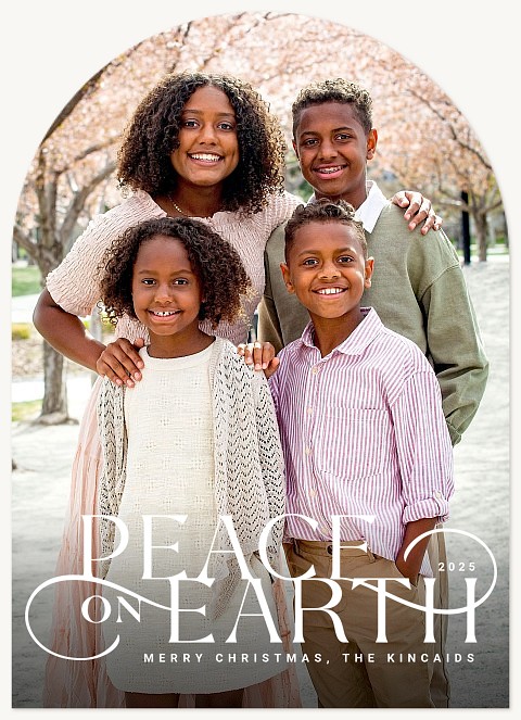 Peaceful Balance Personalized Holiday Cards