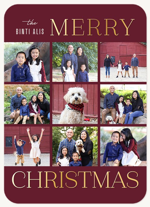 Classic Gallery Personalized Holiday Cards